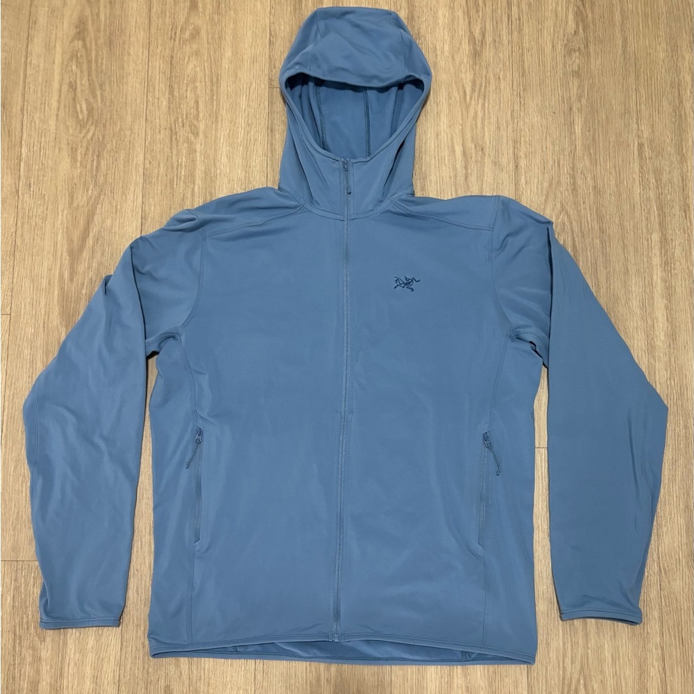 Arc'teryx Men's Kyanite Lightweight Hoody Jacket Blue- size Large